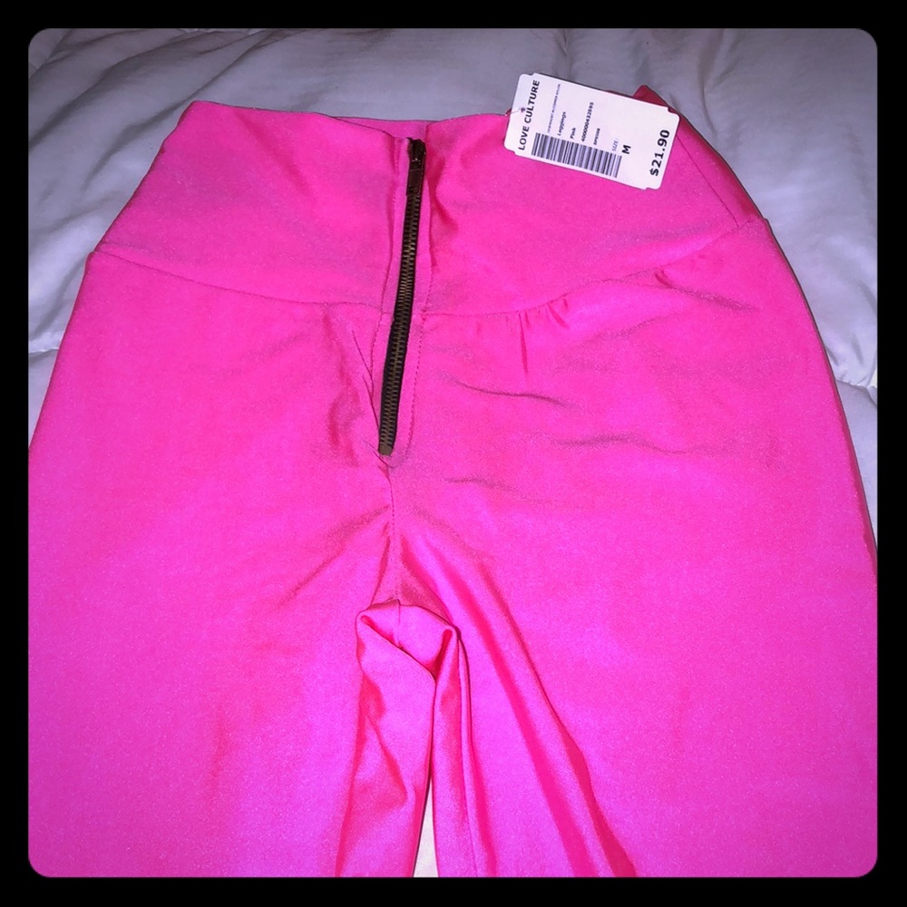 Love culture  NWTs hot pink leggings